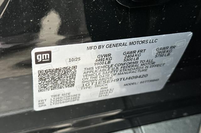 2026 GMC Sierra EV Elevation Standard Range