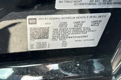 2026 GMC Sierra 1500 AT4