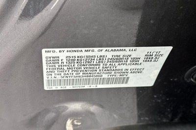 2017 Honda Pilot EX-L