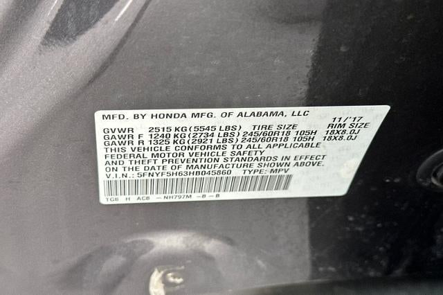 2017 Honda Pilot EX-L