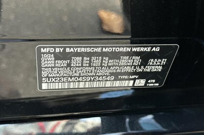 2025 BMW X7 xDrive40i