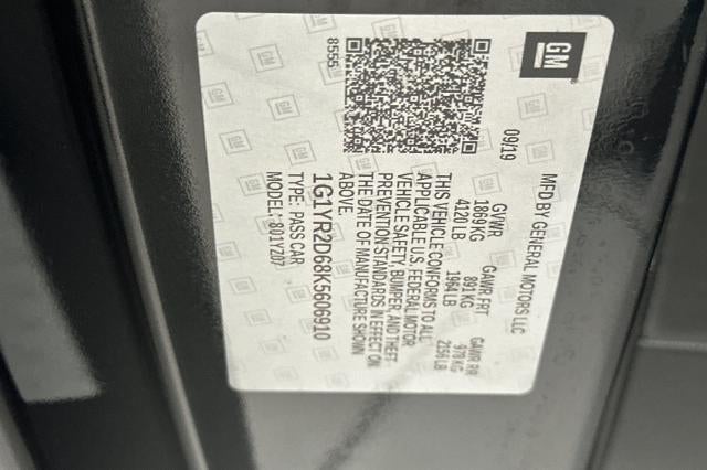 2019 Chevrolet Corvette Z06 Z06 2LZ