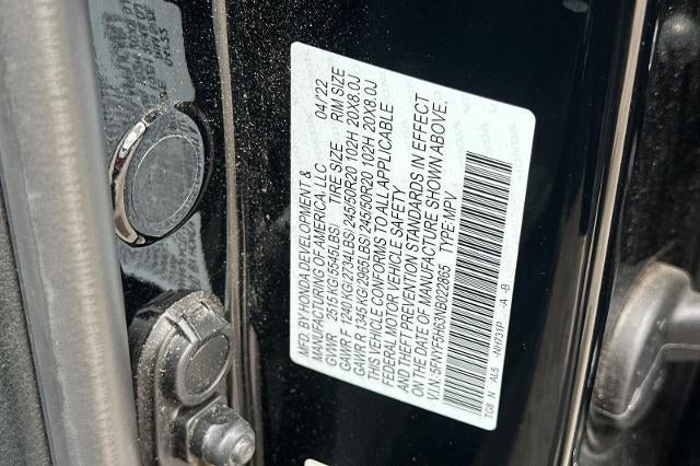 2022 Honda Pilot 2WD Touring 7 Passenger