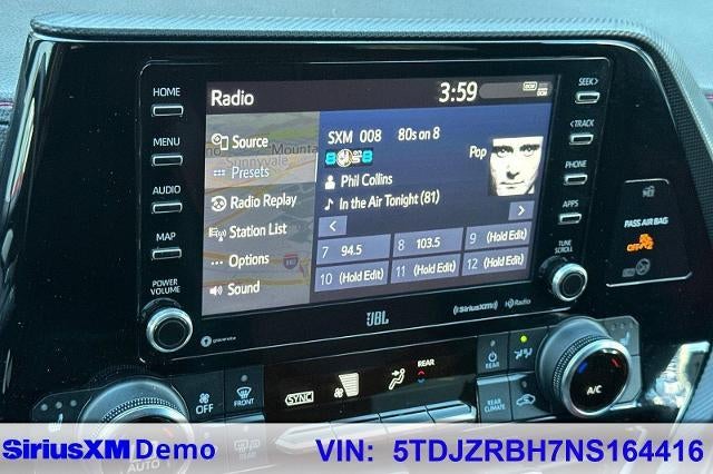 2022 Toyota Highlander XSE