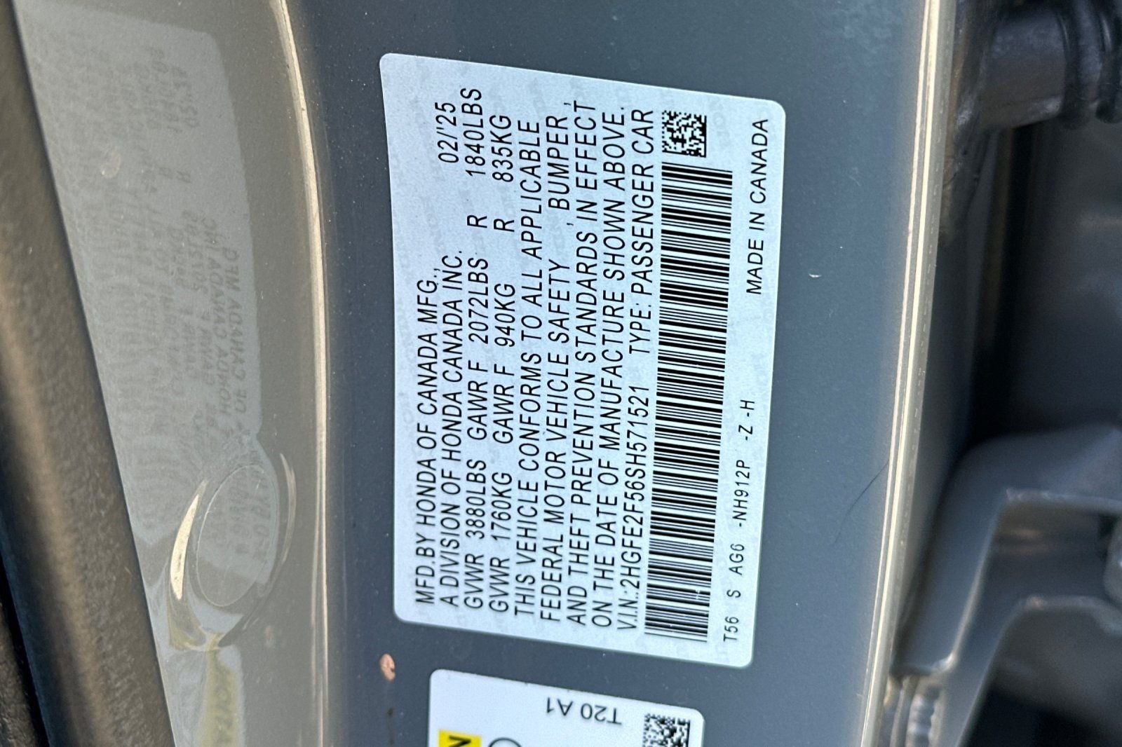 2025 Honda Civic Sport