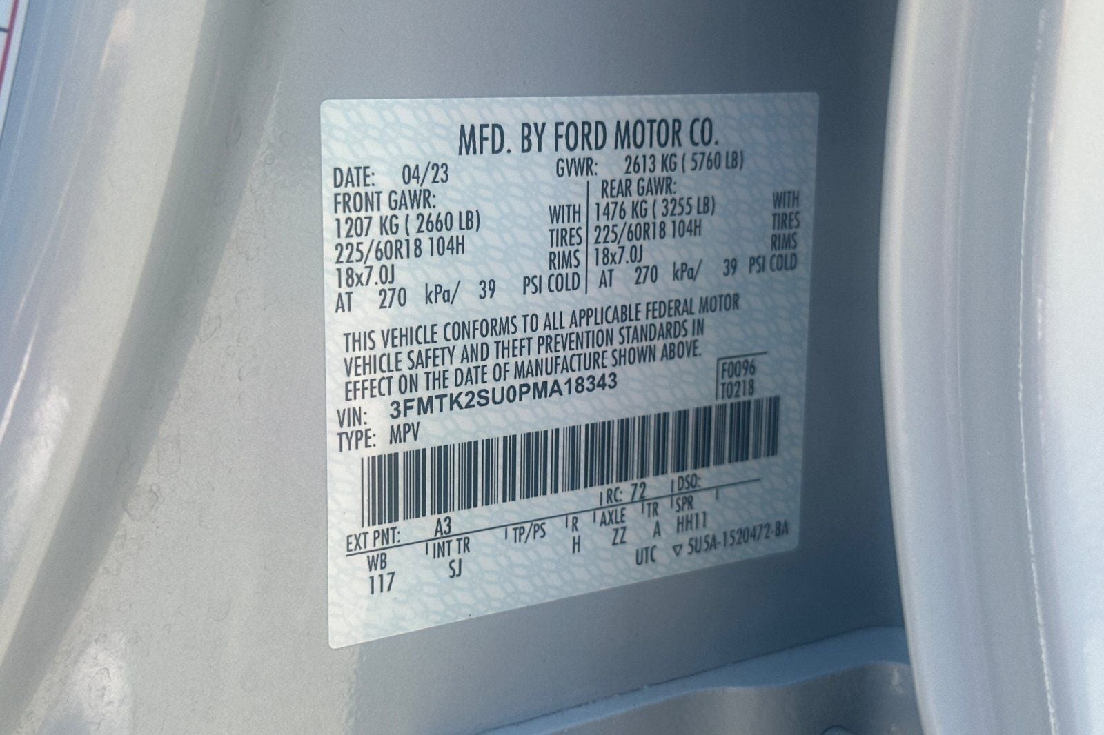 2023 Ford Mustang Mach-E California Route 1