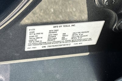 2025 Tesla Model Y Long Range