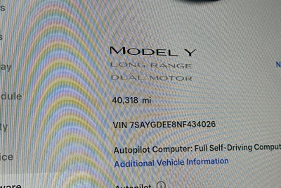 2022 Tesla Model Y Long Range