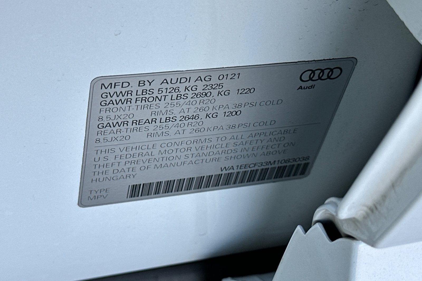 2021 Audi Q3 45 S line quattro Premium