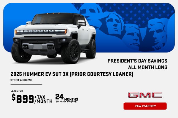 2025 HUMMER EV SUT 3X (PRIOR COURTESY LOANER)