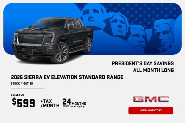2026 SIERRA EV ELEVATION STANDARD RANGE 