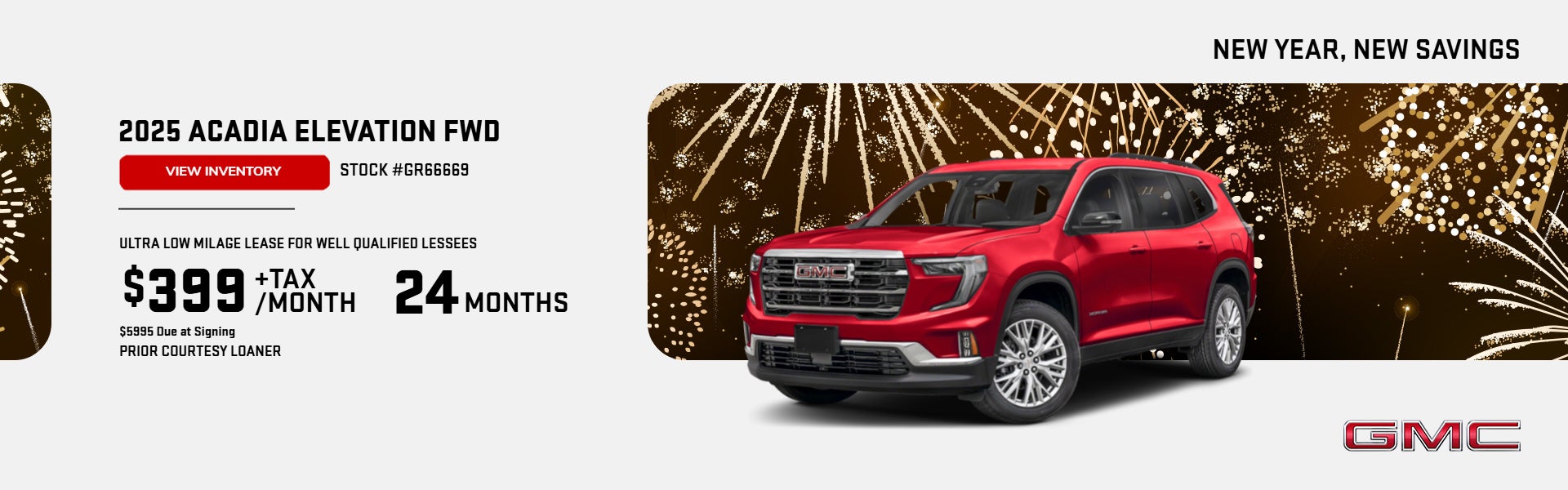 2025 ACADIA ELEVATION FWD (PRIOR COURTESY LOANER)