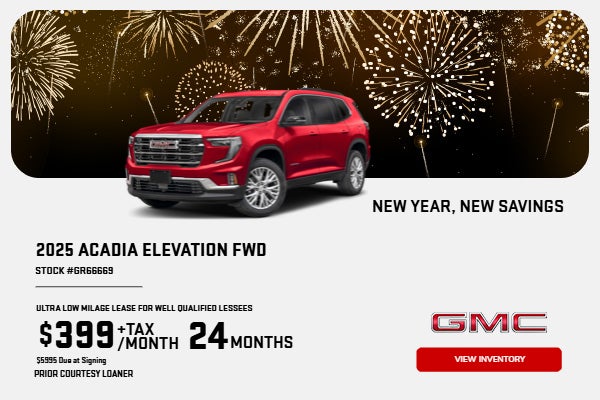 2025 ACADIA ELEVATION FWD (PRIOR COURTESY LOANER)