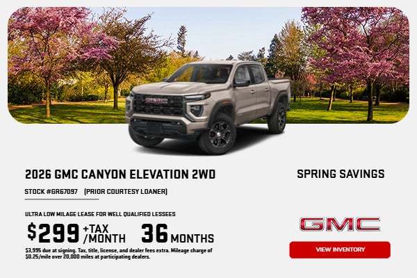 2026 CANYON ELEVATION 2WD (PRIOR COURTESY LOANER)
