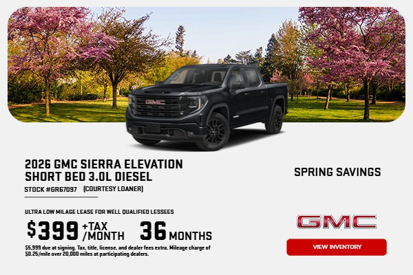 2026 Sierra Elevation Short Bed 3.0L DIESEL( COURTESY LOANER