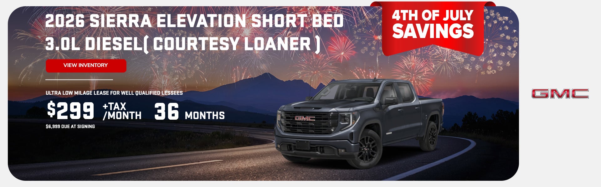 2026 Sierra Elevation Short Bed 3.0L DIESEL( COURTESY LOANER