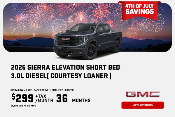 2026 Sierra Elevation Short Bed 3.0L DIESEL( COURTESY LOANER