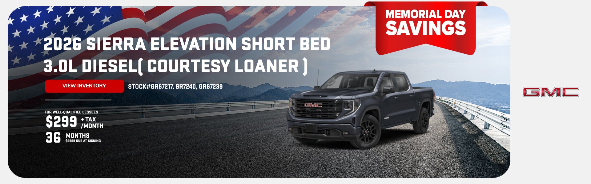 2026 Sierra Elevation Short Bed 3.0L DIESEL( COURTESY LOANER